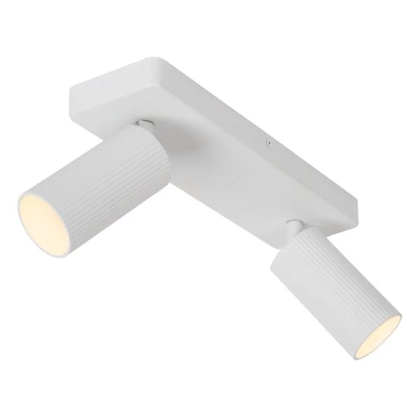 Lucide CLUBS - Ceiling spotlight - 2xGU10 - White - detail 3